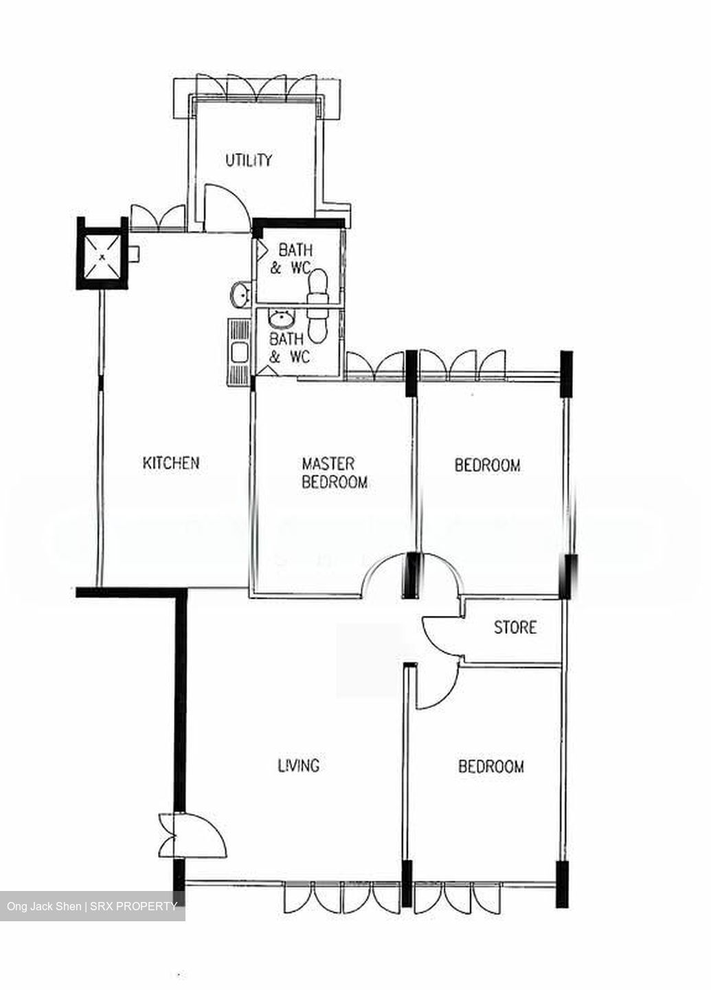 Blk 134 Ang Mo Kio Avenue 3 (Ang Mo Kio), HDB 4 Rooms #544394761